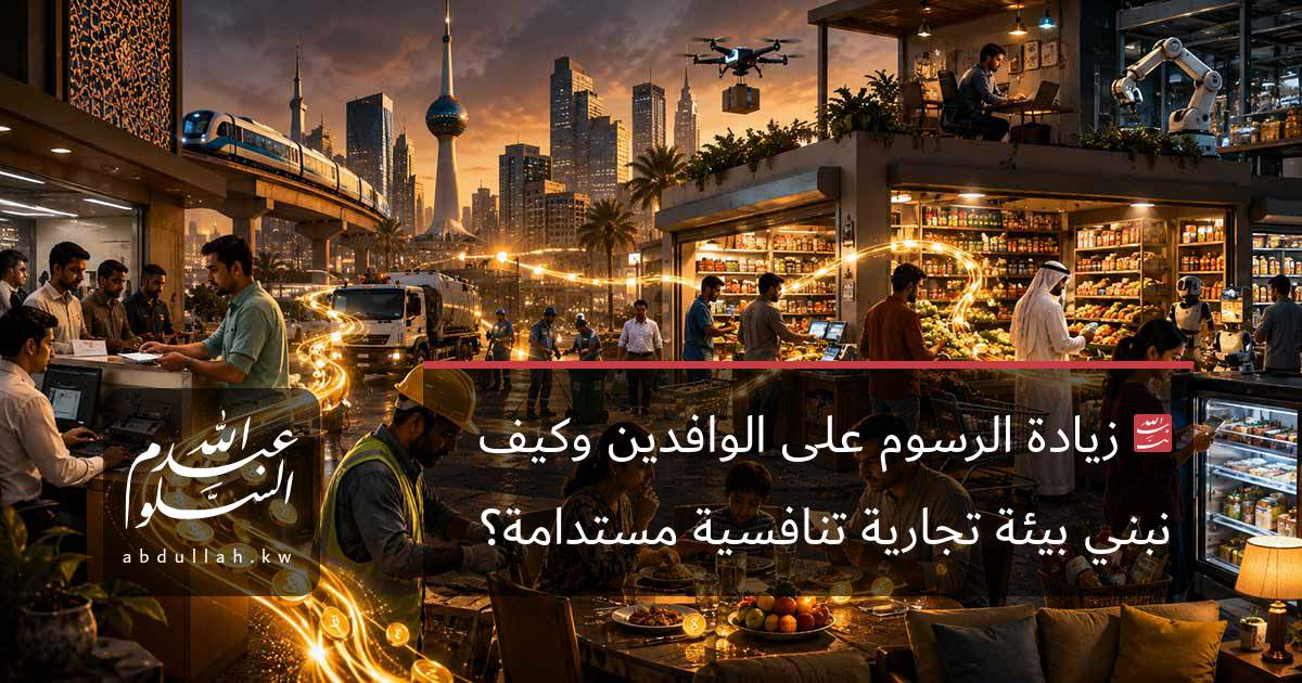 زيادة الرسوم على الوافدين وكيف نبني بيئة تجارية تنافسية مستدامة؟
