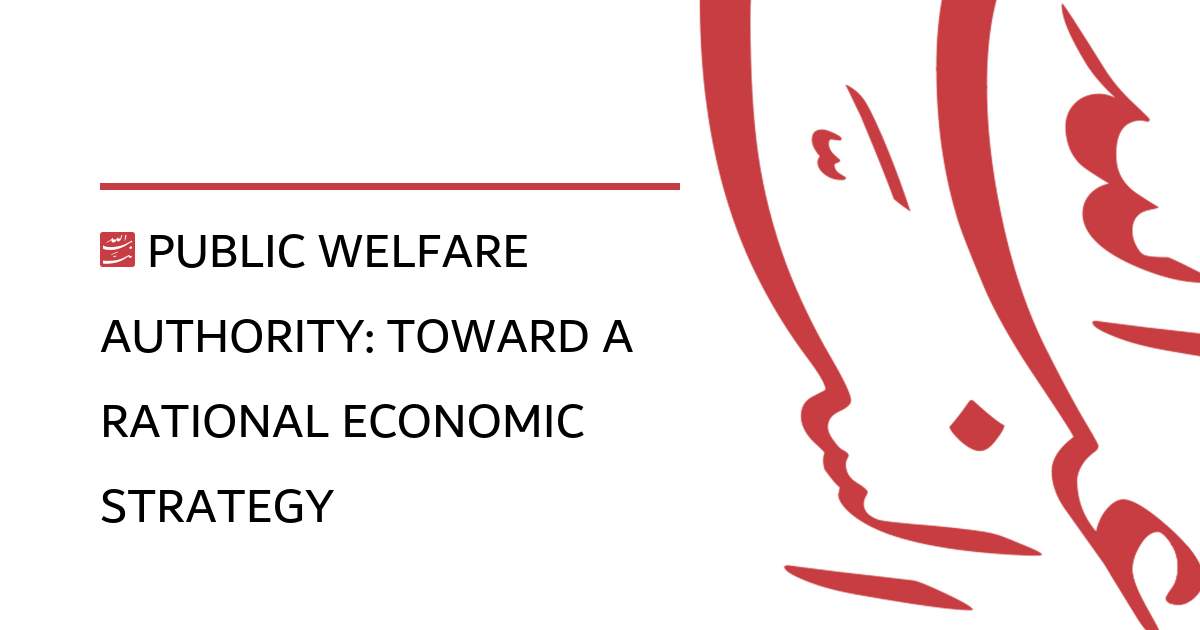 Public Welfare Authority: Toward a Rational Economic Strategy